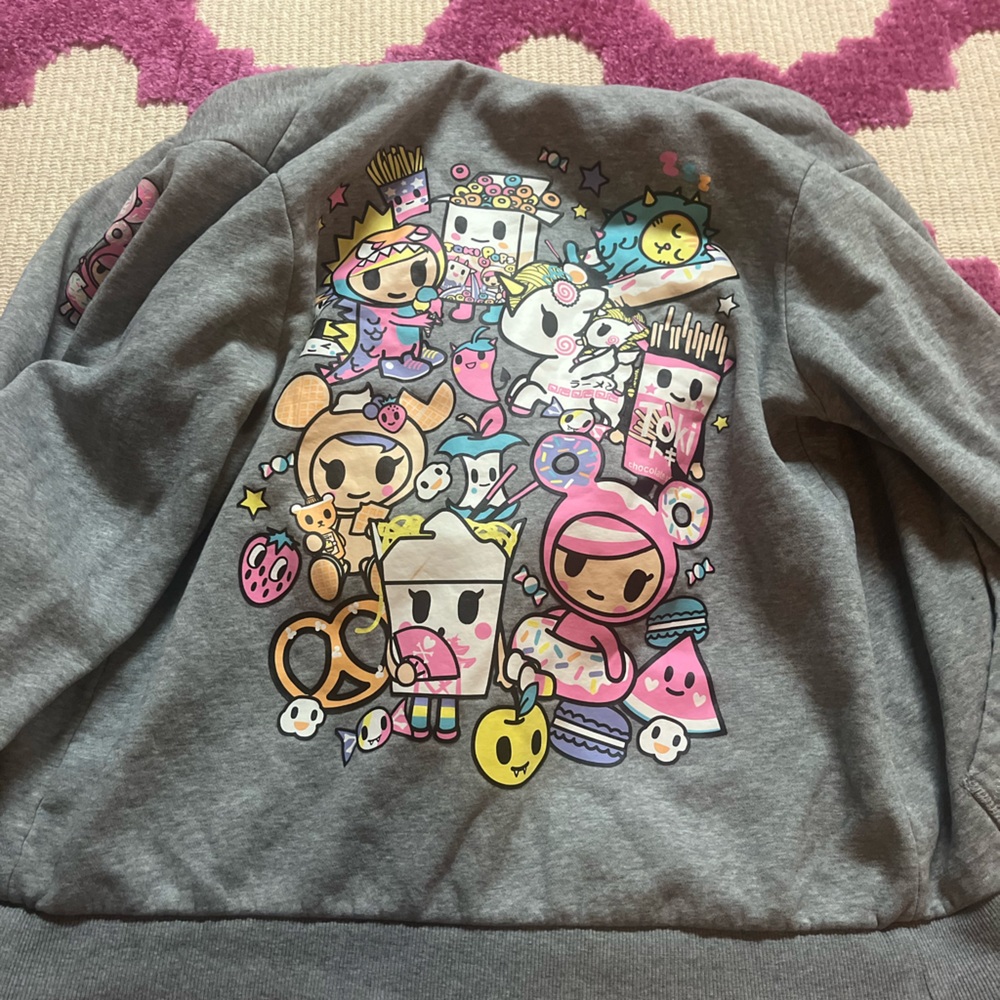 Tokidoki jacket size large girls